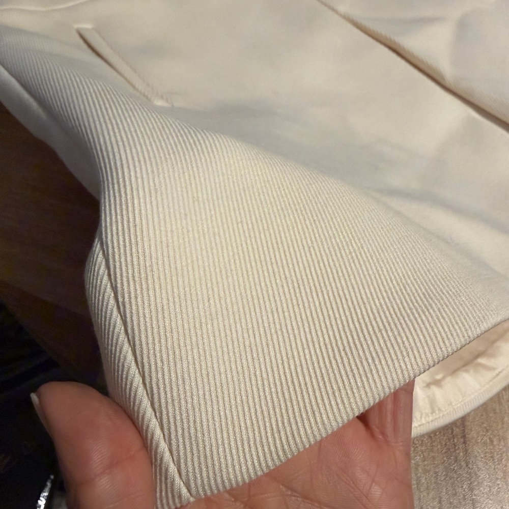 J. Crew Cream Pleated Front Skort - Picture 4 of 5